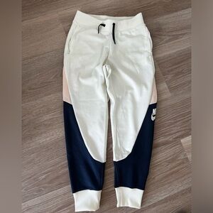 Nike color block joggers sz small